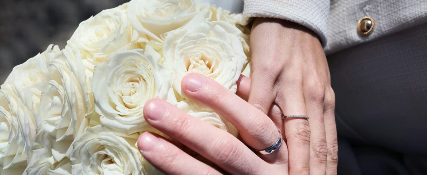 5 Minimalist 18K Gold Plated Customized Couple Rings for Wedding