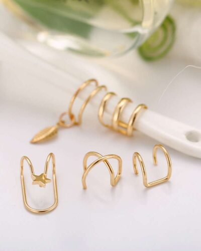 5-Piece Multi-Layer Earrings Set Wholesale
