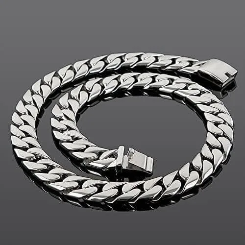 Luxury 316L Stainless Steel 24mm Cuban Link Chain Bulk