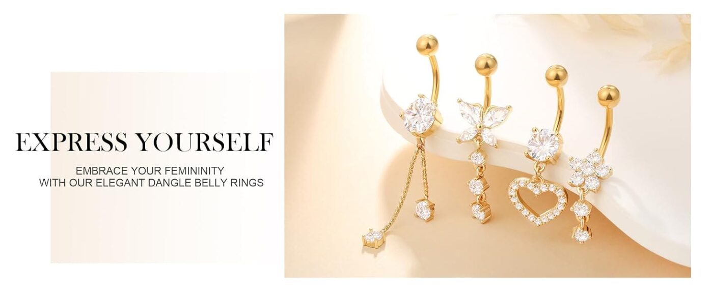 Description: Material: Stainless Steel Size: 1.6*10*5mm/0.06*0.39*0.2in Weight: 80g 5ps Stainless Steel Dangle Belly Rings Set Wholesale✨. Crafted from high-quality stainless steel, these rings are comfortable to wear. Each dangle dangle sways with your body, instantly enhancing your sexy aura and becoming a focal point.