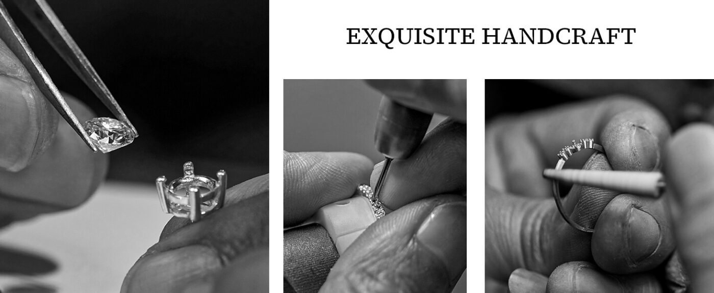 7 Stone Engagement Moissanite Rings