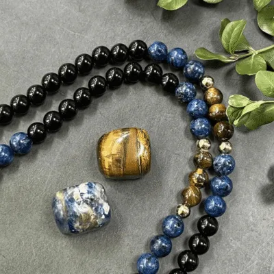 8MM Unisex Natural Mala Bead Necklace for Pray