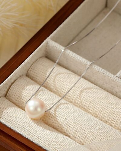 Versatile Single Pink Mother-of-Pearl Necklace Chain