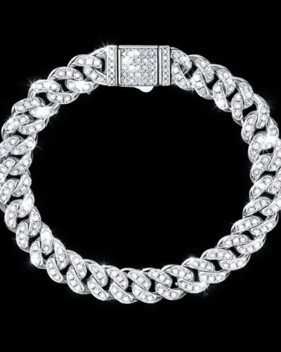 925 Sterling Silver VVS1 Moissanite Bracelet