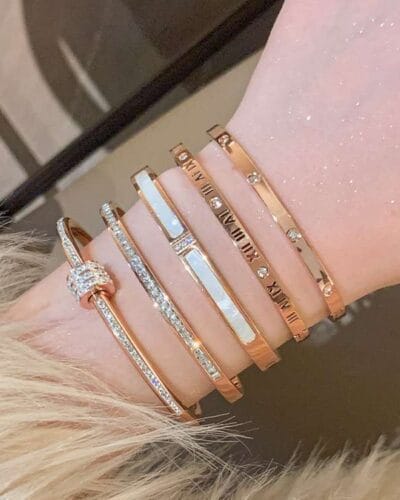 Affordable Luxury Rose Gold Stainless Steel Bracelet 3