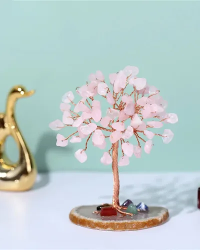 Amethyst Copper Wire Wrapped Crystal Tree Ornaments