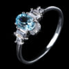 Aquamarine Diamond Rings 2