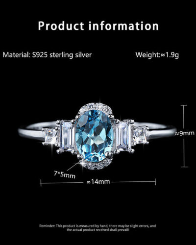 Aquamarine Diamond Rings 6