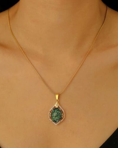 Baroque Gemstone Vintage Pendant Necklace for Mom