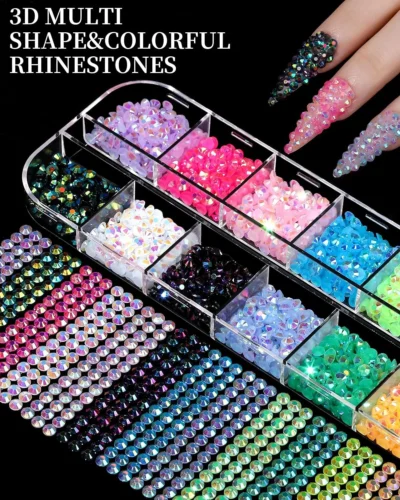 Bedazzling Nail Charms Rhinestones 4