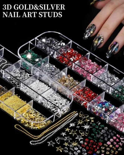 Bedazzling Nail Charms Rhinestones 6