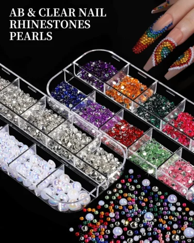 Bedazzling Nail Charms Rhinestones 7