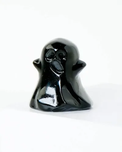 Mini Ghost Opalite Carving Halloween Decor