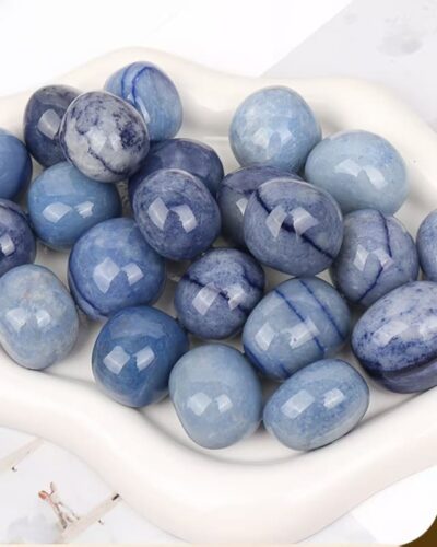 Blue Aventurine Tumbled Stone Polished Rocks 100g