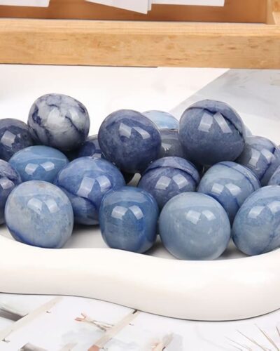 Blue Aventurine Tumbled Stone Polished Rocks 100g