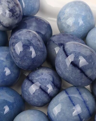 Blue Aventurine Tumbled Stone Polished Rocks 100g