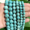 Blue Real Turquoise Beads Spacer Gemstones Bulk