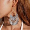 Bohemian Tassel Dangle Drop Earrings for Women