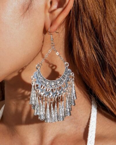 Bohemian Tassel Dangle Drop Earrings for Women