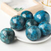 Bulk Blue Apatite Sphere Crystal Gemstone