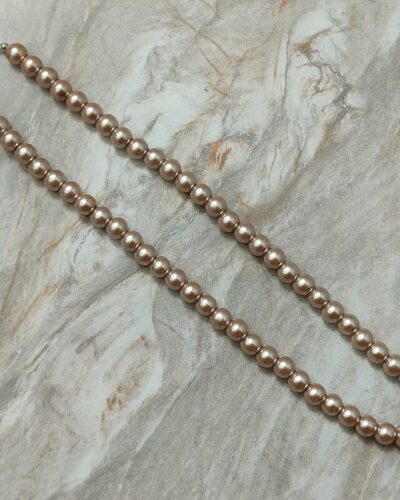 Multicolor 8MM Elegant Pearl Statement Necklace