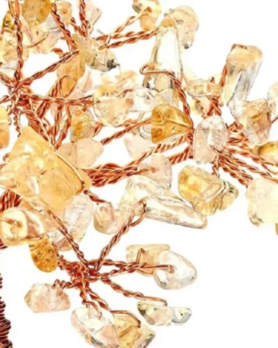 4 Colors Crystal Trees with Raw Stone Base Wholesale