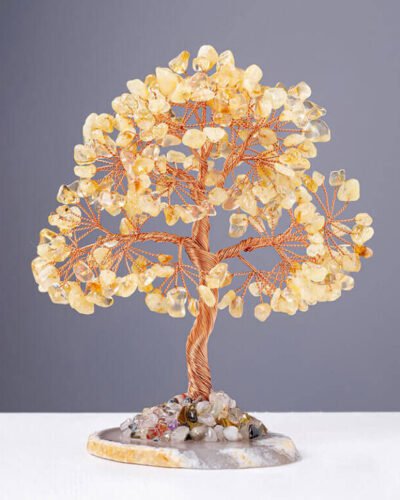 Large Tree of Life Chakras Crystal Money Trees