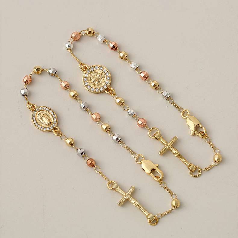 Classic Handmade ST Benedict Cross Bracelet for Women - Görüntü 3