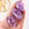 Clear Purple Amethyst Large Tumbling Crystal