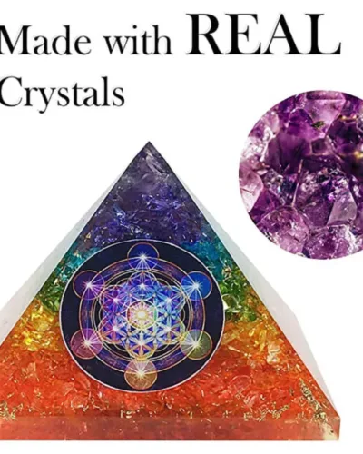 Colorful 7 Chakra Quartz Crystal Pyramid Wholesale