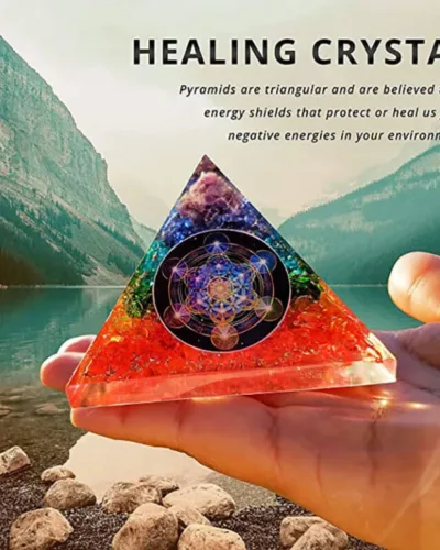 Colorful 7 Chakra Quartz Crystal Pyramid Wholesale