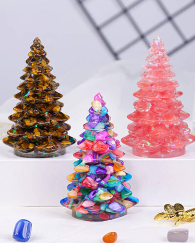 Colorful Crystal Christmas Tree Ornaments Home Decor