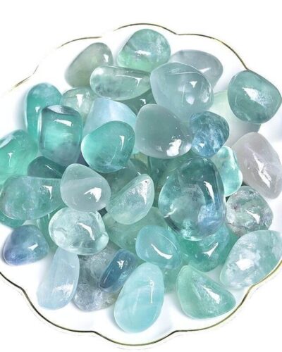 Crystal Green Fluorite Tumbles 0.1Kg Wholesale