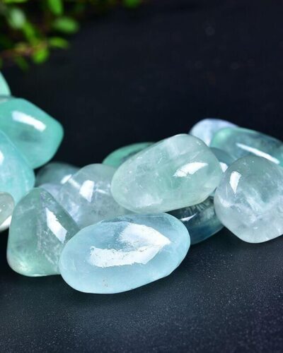 Crystal Green Fluorite Tumbles 0.1Kg Wholesale