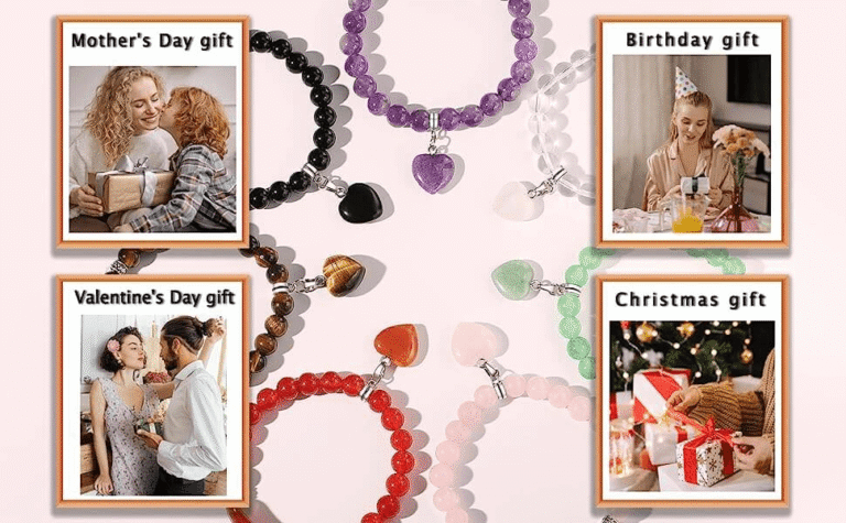 Crystal Heart Charm Bracelet