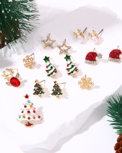 Cute Decorative Christmas Earrings Studs Ideal Presents