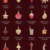 Cute Minimalist 18K Gold Stainless Steel Charms Wholesale for DIY