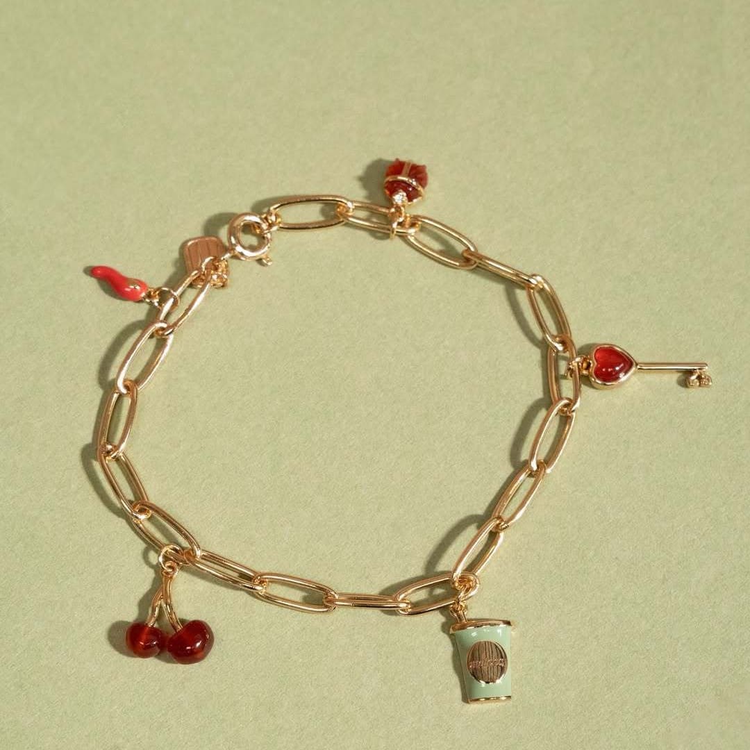 Cute Minimalist 18K Gold Stainless Steel Charms Wholesale for DIY