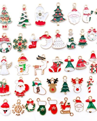 20Pcs DIY Jewelry Making Mixed Charms for Christmas Wholesale