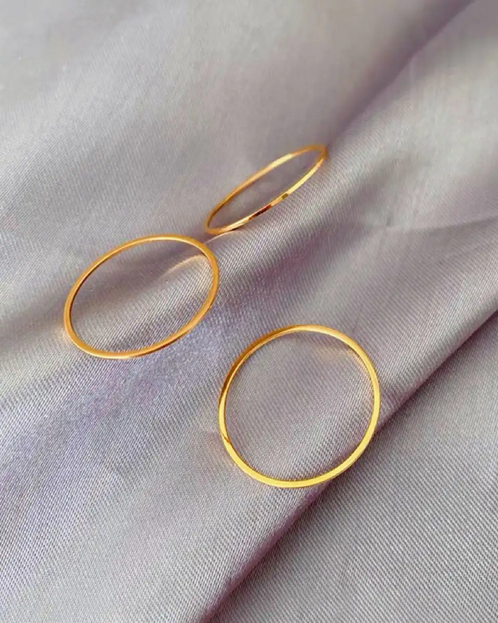 Dainty 0.5mm Stackable Stainless Steel Rings for Women 6