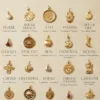 Dainty 18K Gold Plated Stainless Steel Golden Charms