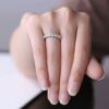 Dainty Lab Grown Diamond Wedding Band