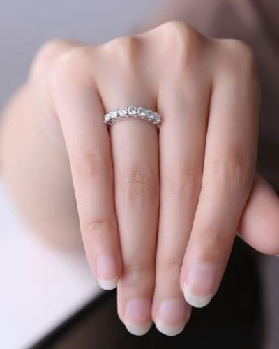 Dainty Lab Grown Diamond Wedding Band