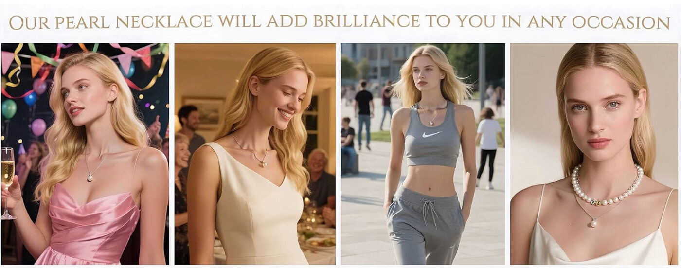 Dainty Mother Of The Pearl Necklaces 9