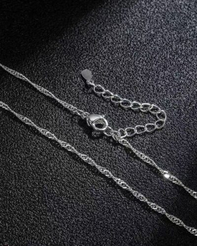 Dainty Stainless Steel Twisted Curb Chain for Women and Men