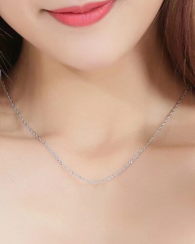 Dainty Stainless Steel Twisted Curb Chain for Women and Men