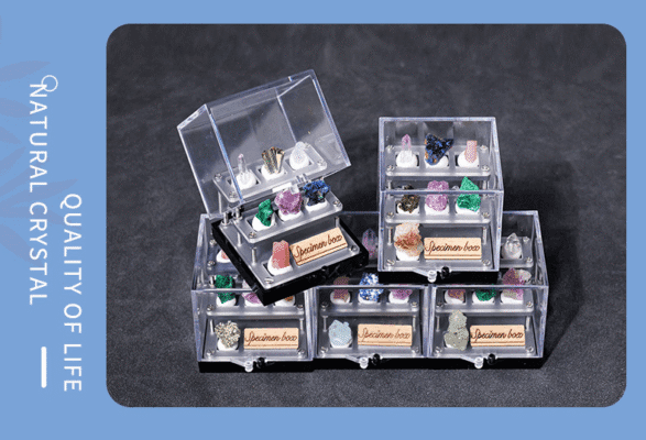 Delicate Natural Crystal Gift Box Specimen Box Bulk 2