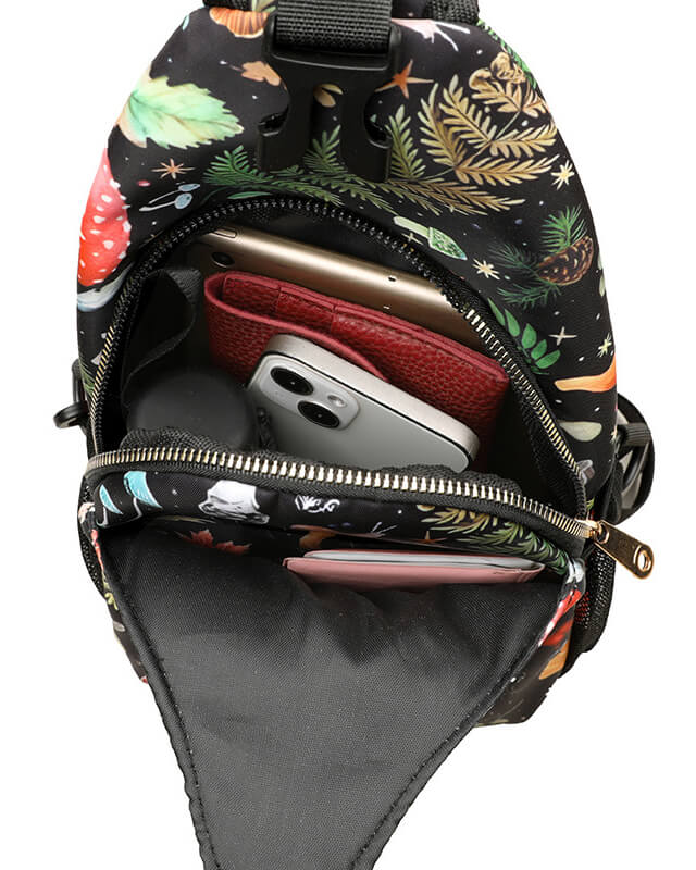 Designer Crossbody Sling Bag For Ladies Vintage Mushroom Backpack - Afbeelding 8