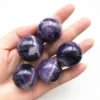 Dream Purple Chevron Amethyst Crystal Sphere Bulk