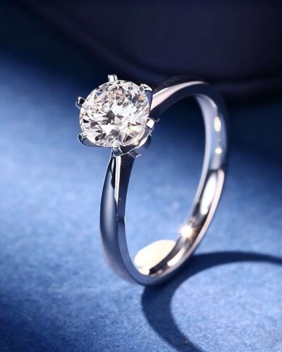 Elegance 18K Gold Laboratory Diamond Engagement Rings